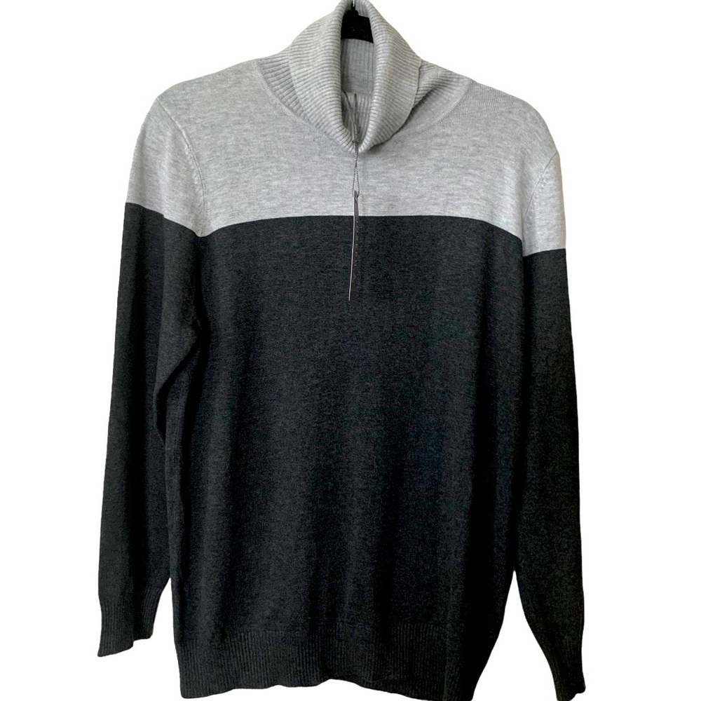 NWT!!! Joseph A Turtleneck Sweater Women’s XL Heather Gray Charcoal